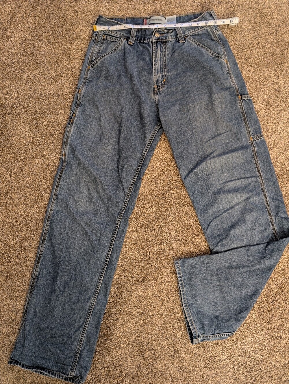 🌼 Levi's Men's Bootcut Carpenter Jeans EUC Size 30 X 34